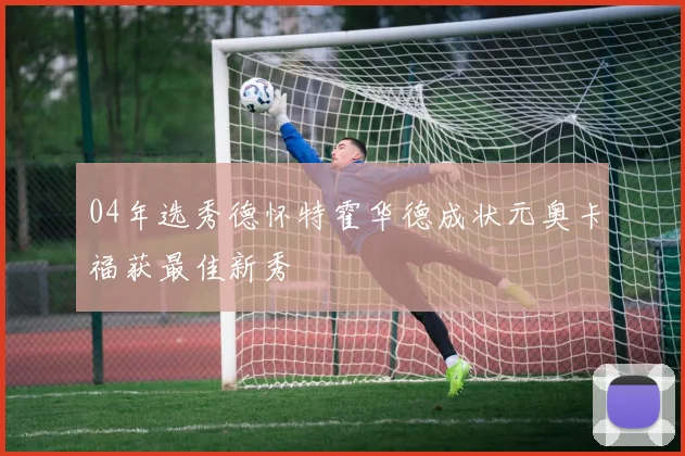 04年选秀德怀特霍华德成状元奥卡福获最佳新秀